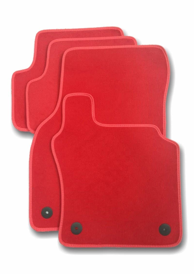 J.R. Tailor Fit Boot Mat, Exclusive Grade, Black with Blue Striped Trim