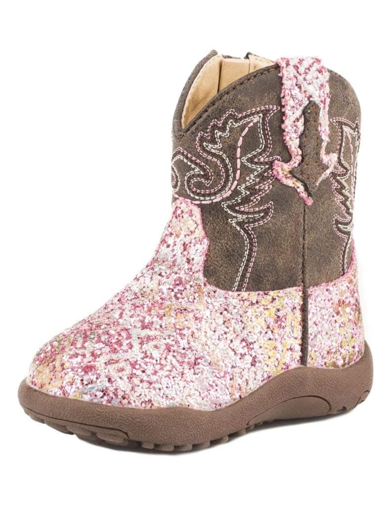 Tin HaulGirls' Glitter Aztec Boot