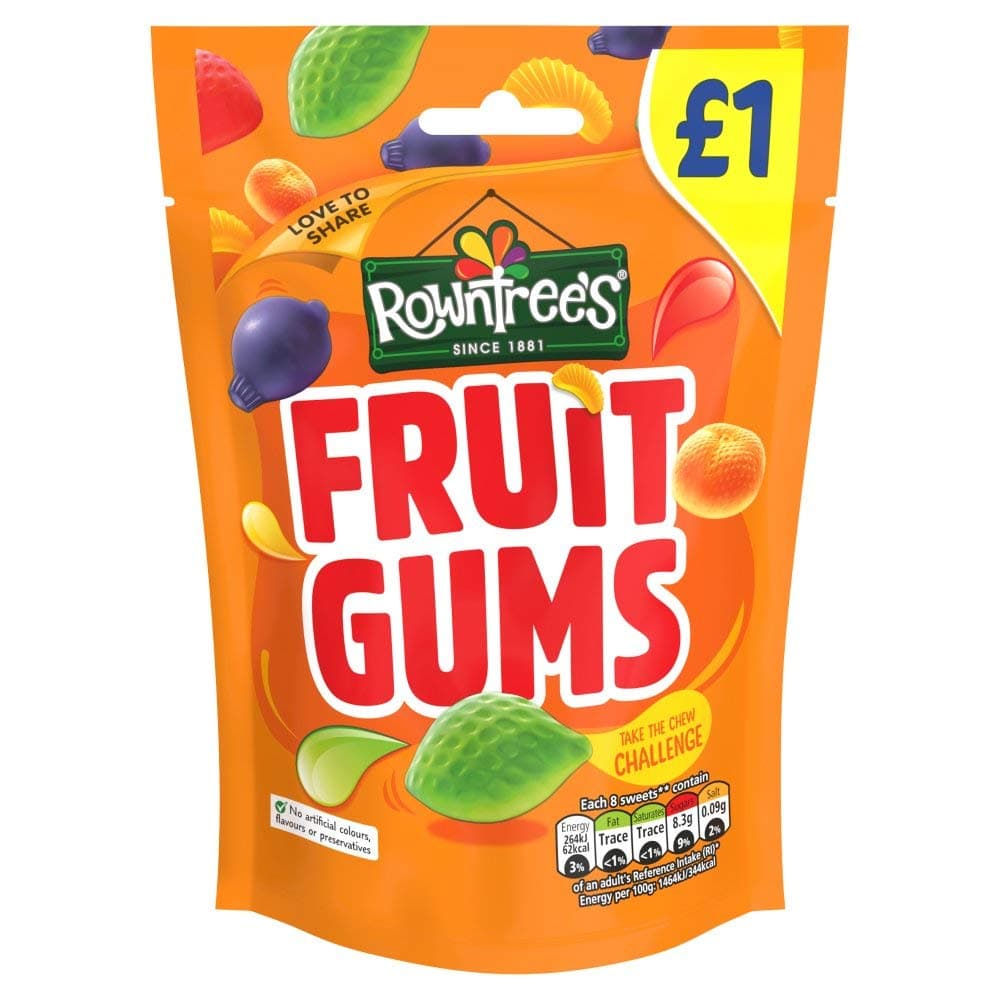 Fruit Gums 120g (Pack of 10)