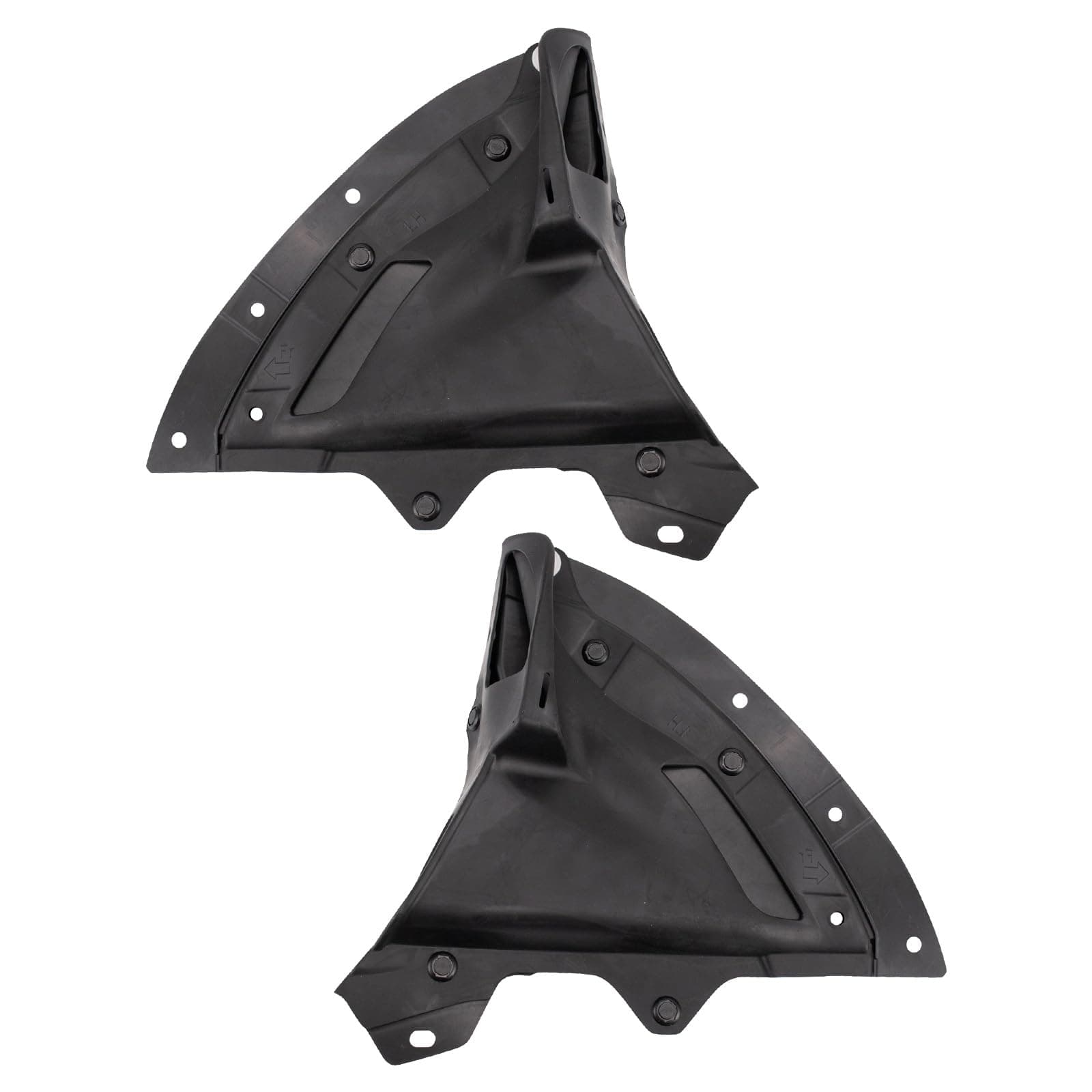 TRQ Front Inner Fender Liner Set Compatible with 2020-2023 Mazda CX-30 MA1250121 MA1251121