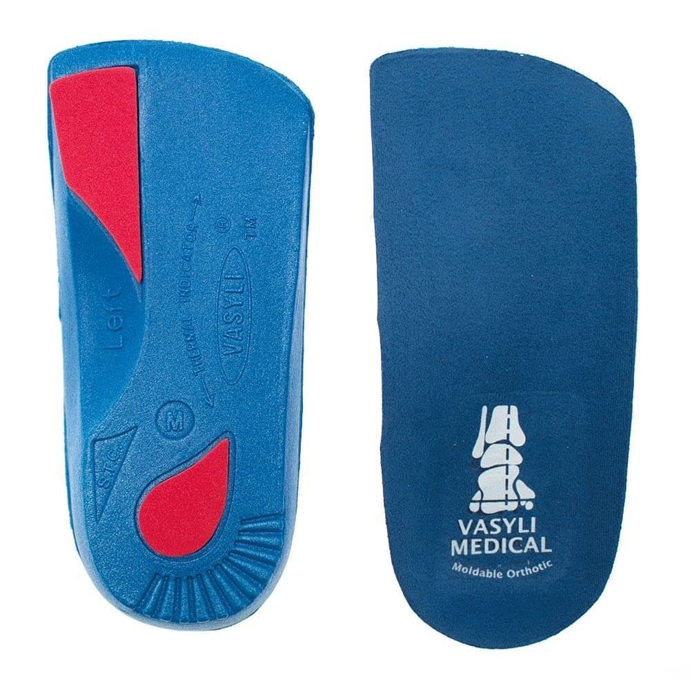 Vasyli Custom Blue 3/4 Length Orthotics (Med Men 7-8½ Women 7½-9)
