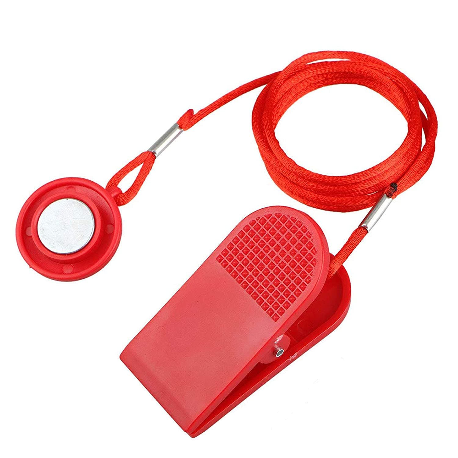 JEDEW Treadmill Safety Key, Universal Fit Most Treadmill Magnet Security Lock, Fitness Replacement Kit for All NordicTrack, Proform, Sole, Weslo, Weider, Epic, Freemotion and Healthrider Red