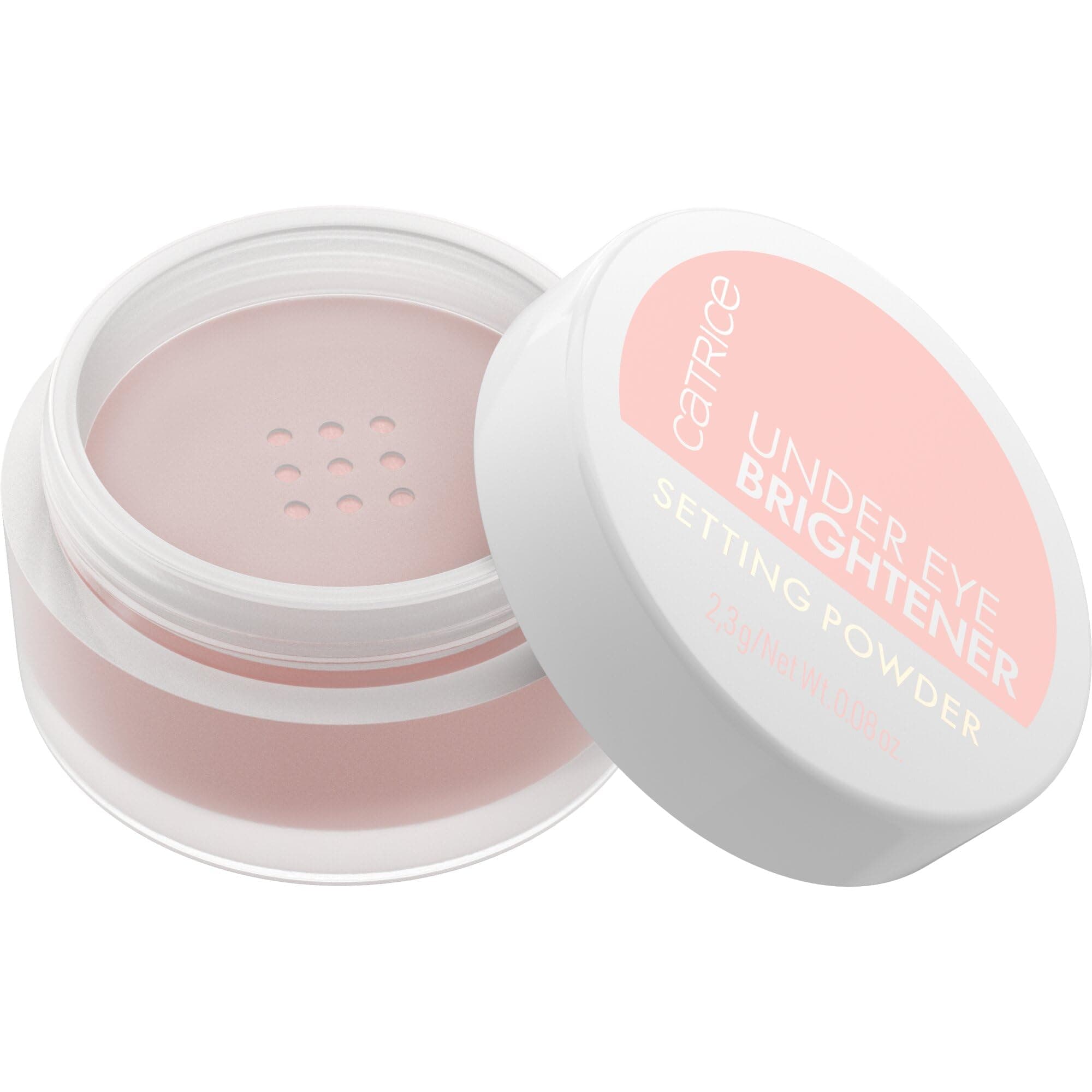 Under Eye Brightener Setting Powder (010 | Light Rose) | Brightening, Soft Focus Effect Enriched with Hyaluronic Acid for Flawless Radiant Skin | Vegan & Cruelty Free