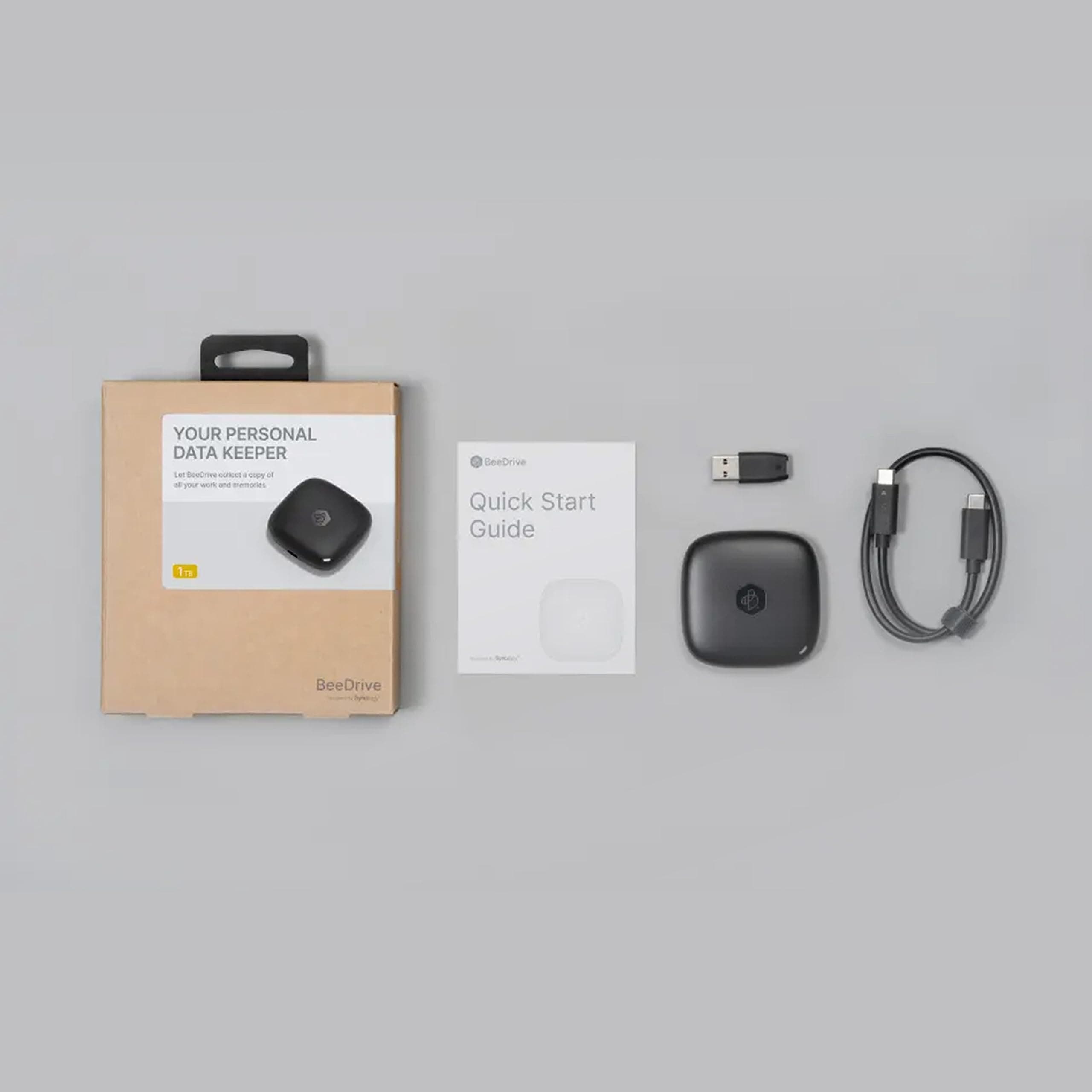 Synology Backup Hub BeeDrive BDS70-1T 1TB / Simplify Smartphone PC Backup / Domestic Authorized Dealer Compatible Phone Support