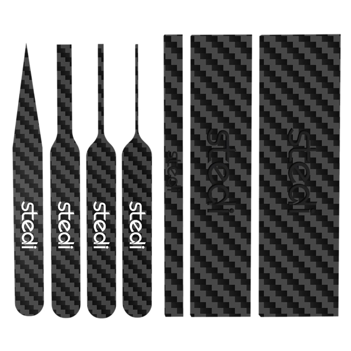 stedi Carbon Fiber Sanding Sticks, Hobby Model Tools, 7-piece set, Profession...