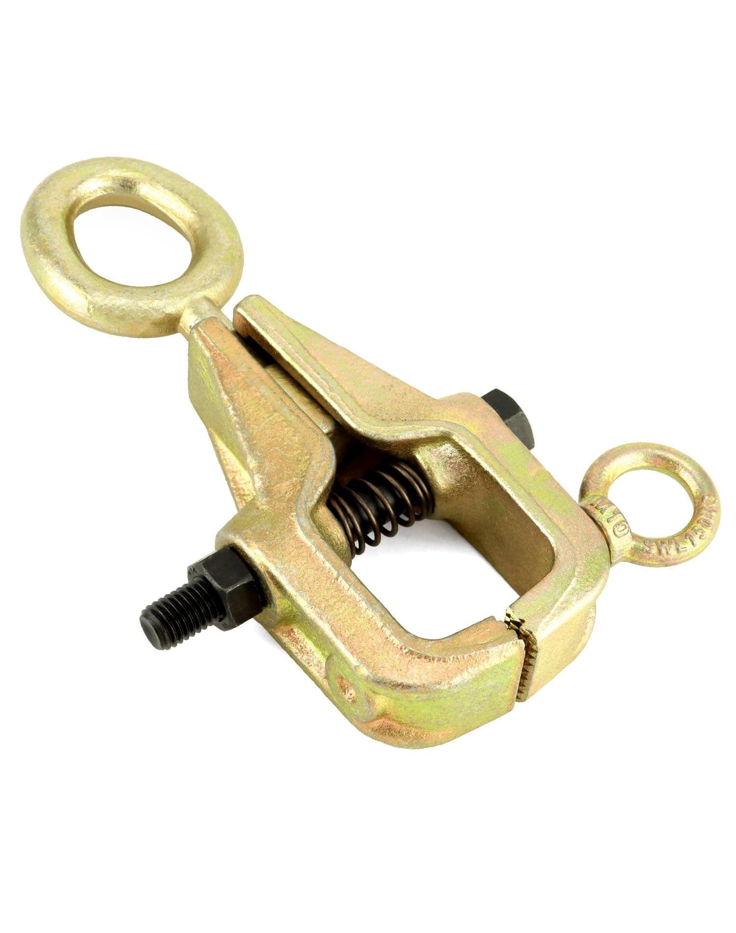 QWORK Auto Body Repair Pull Clamp, 5 Ton Top and Straight 2 Way Auto Body Clamps, Self Tightening Frame Pull Clamp for Automotive Car Vehicle Body Repair