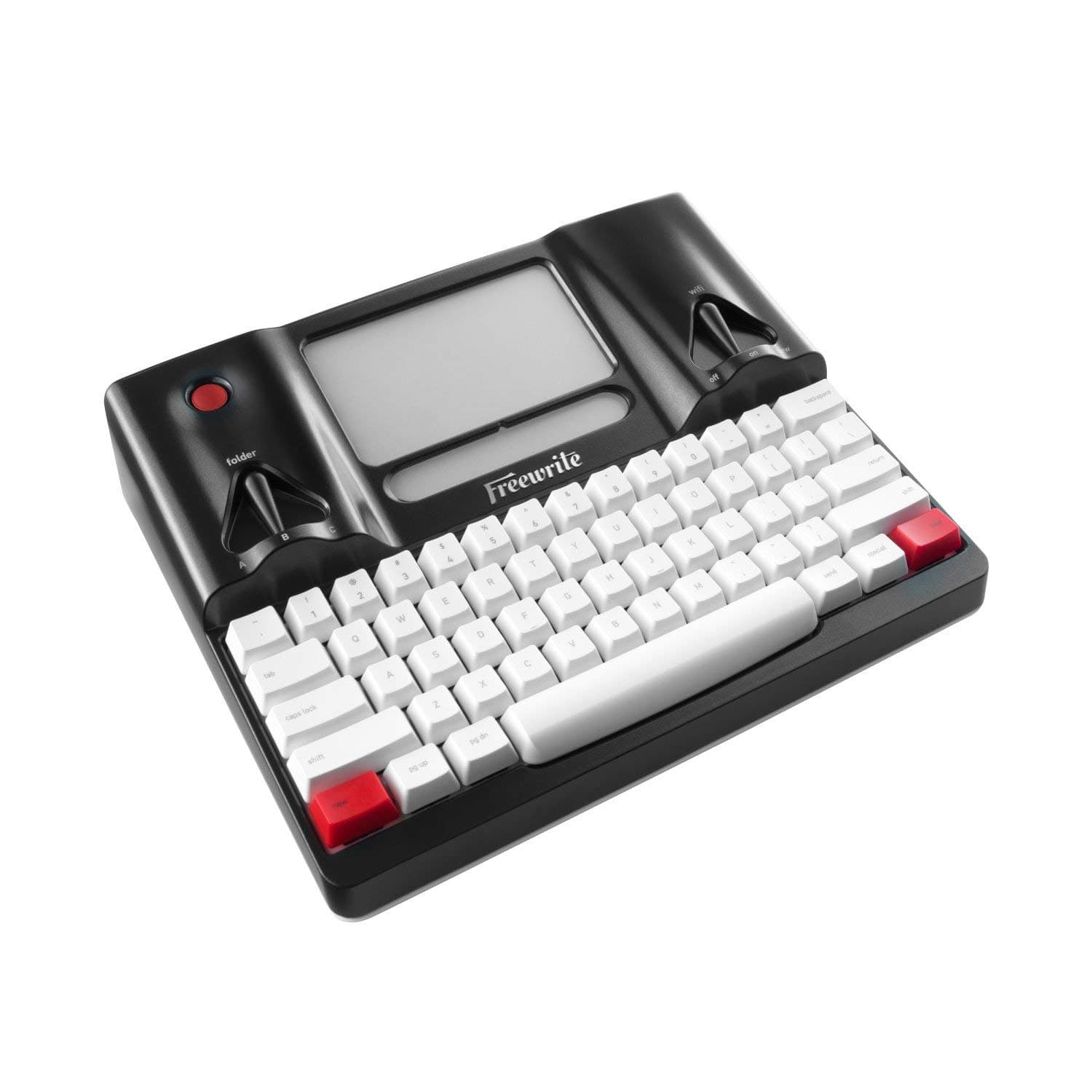 Freewrite Distraction-Free Writing Tool (International Edition, ISO), Smart Typewriter, E Ink Display w/Frontlight, Cherry MX Mechanical Keyboard, Cloud Connected w/Wi-Fi