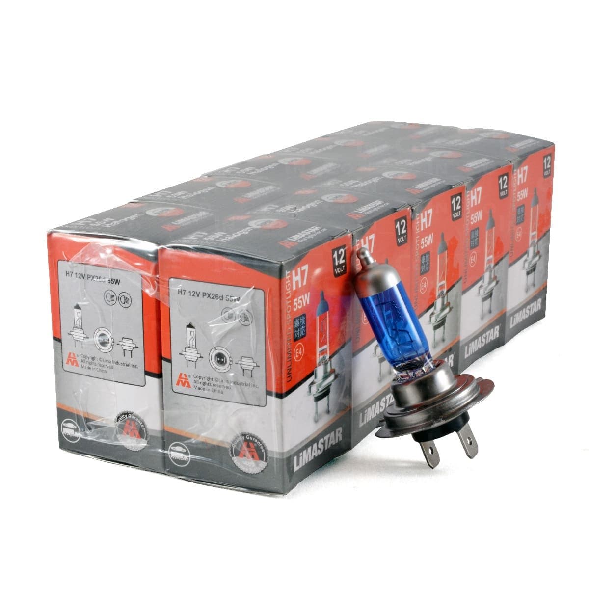 10x H7 55 W 12 V Super White Halogen Bulb For Toyota Avensis (_ T22 _), Avensis Combi (T25), Avensis Liftback (_ T22 _)