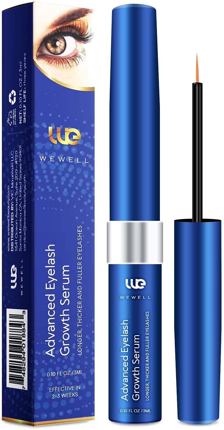 – Wewell Eyelash Growth Serum, Thicker Lashes, 3 ML (Peacock Blue)