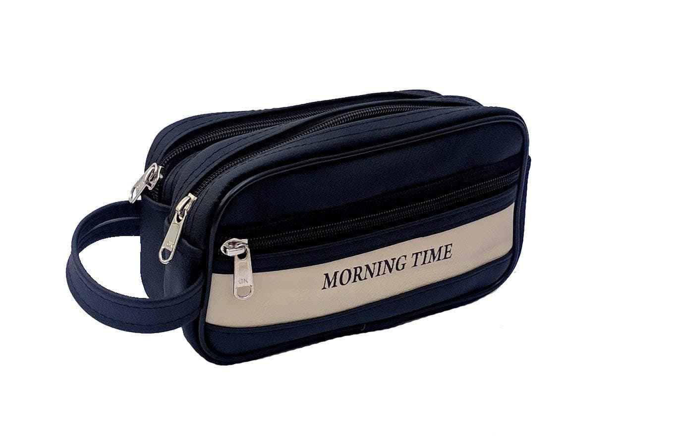 Widens Synthetic Toiletry Bag Kit Medium Black 1 Piece