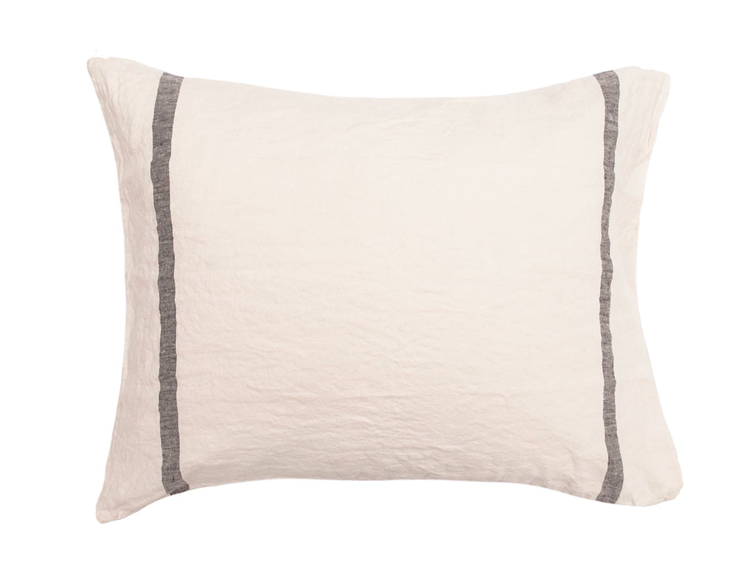 Himla Pillowcase The Strip, 50x60 cm, Blush, Linen, Single