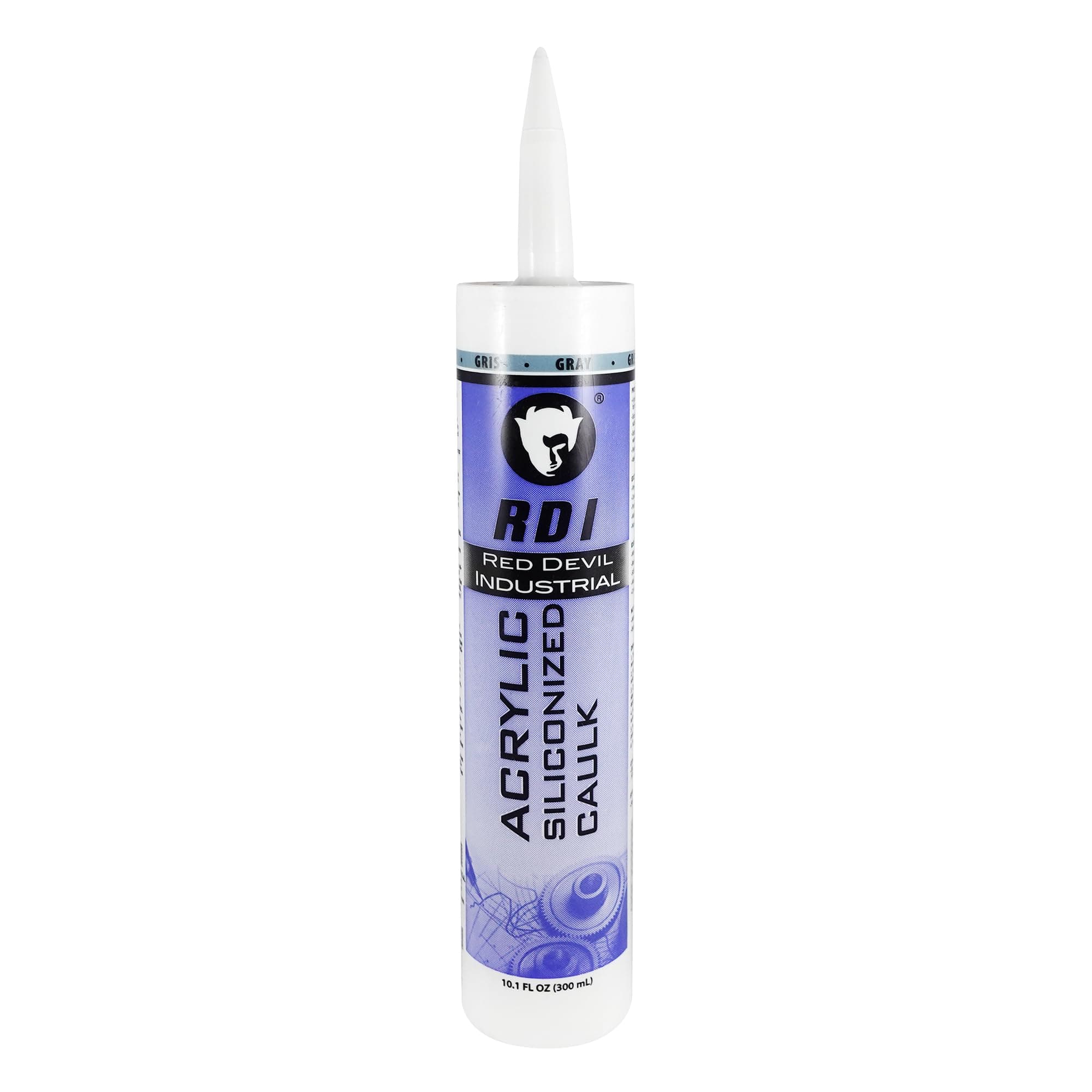 08465I RD Pro Construction Grade Siliconized Acrylic Sealant, 10.1 oz., Gray, 1 Pack
