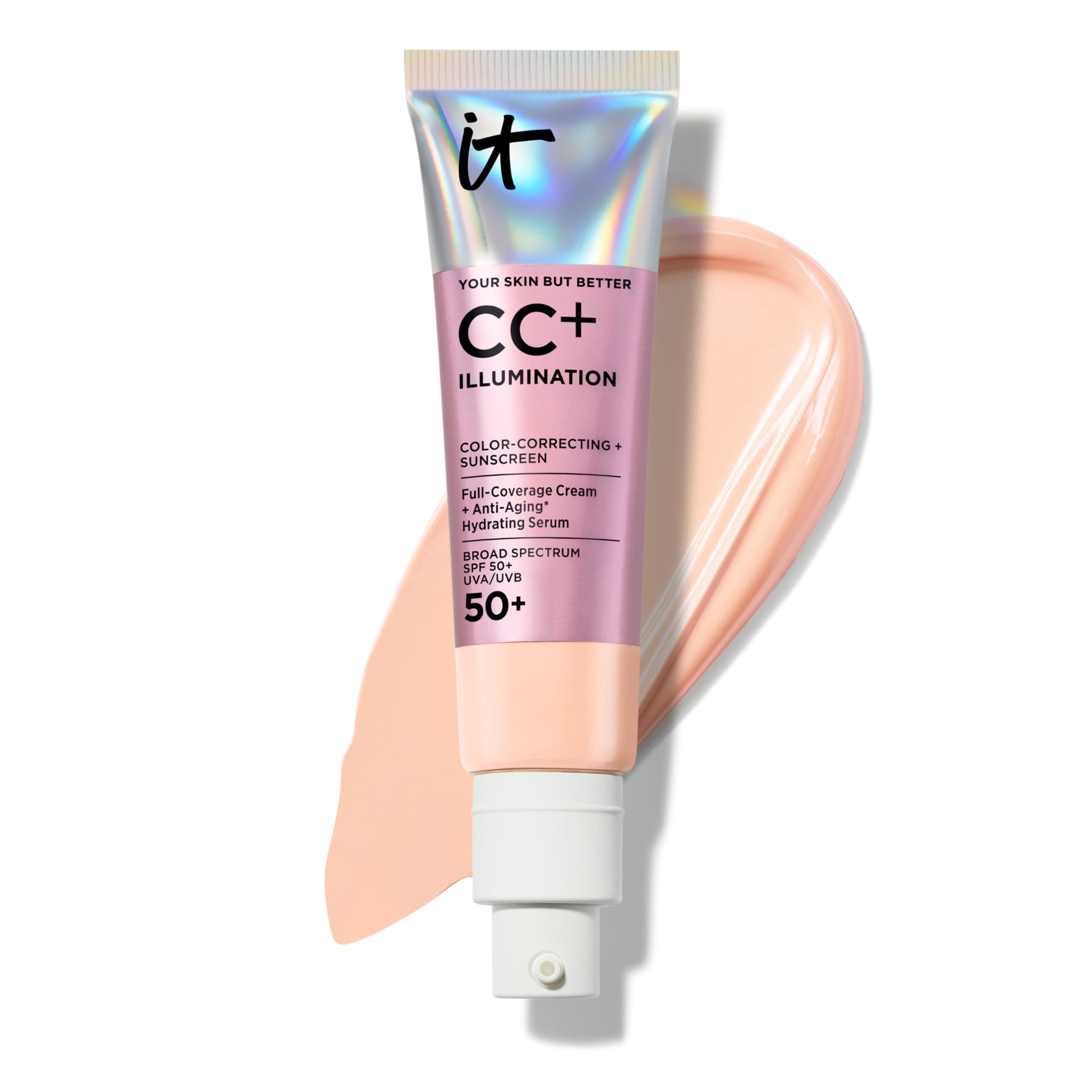 (fair light) - It Cosmetics CC+Illumination Cream SPF 50+ 30ml (Fair Light)