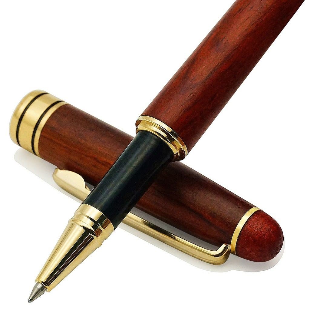 Rosewood Ballpoint Pen Writing Set