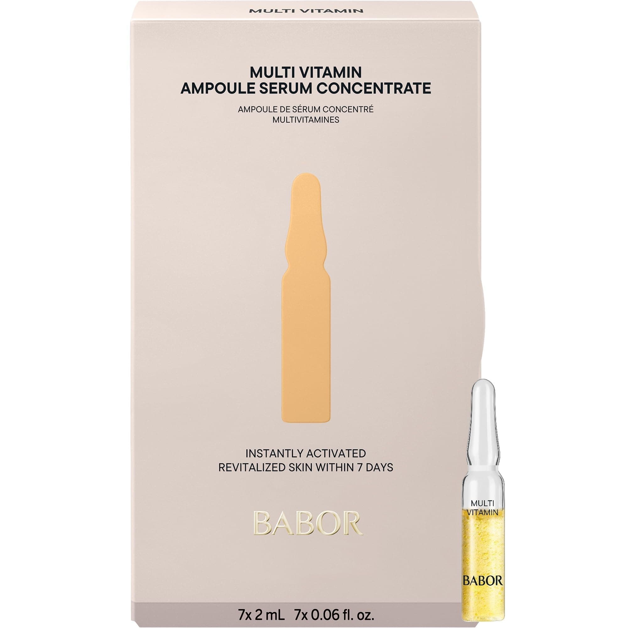 Multi Vitamin, serum for the face, with vitamin E for a stronger barrier layer of the skin, ampoules with concentrate, 7x 3 ml