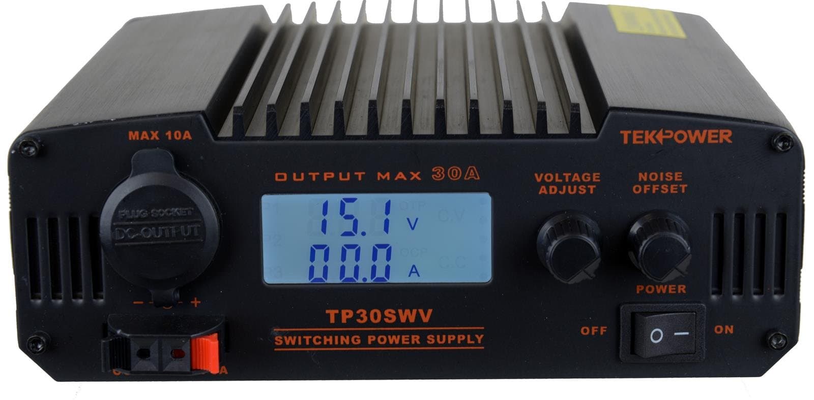 TekPower TP30SWV 30 Amp DC 13.8V Digital Switching Power Supply with Noise Offset