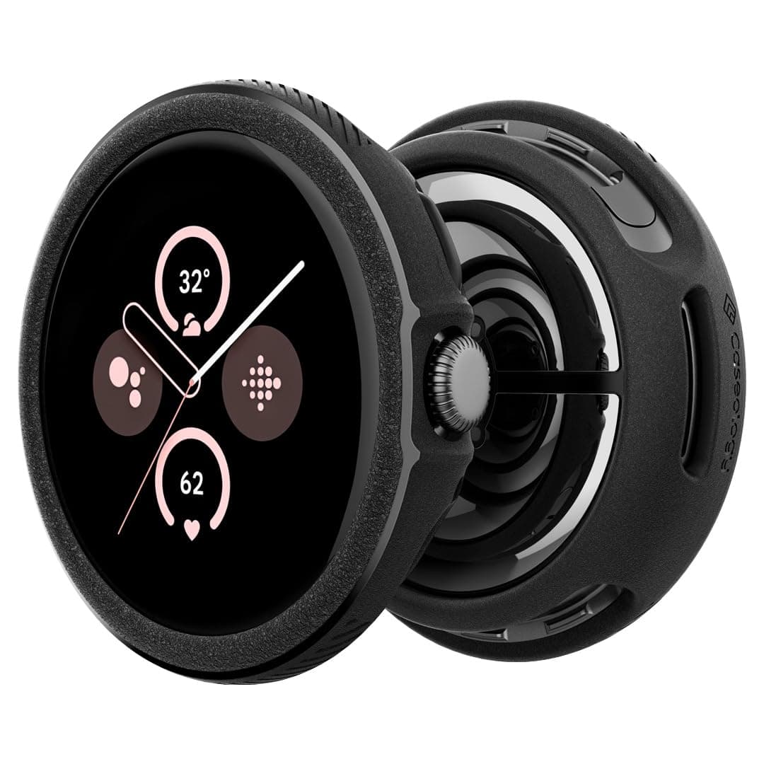 Caseology Vault Case Compatible with Google Pixel Watch 3 45mm (2024) - Matte Black