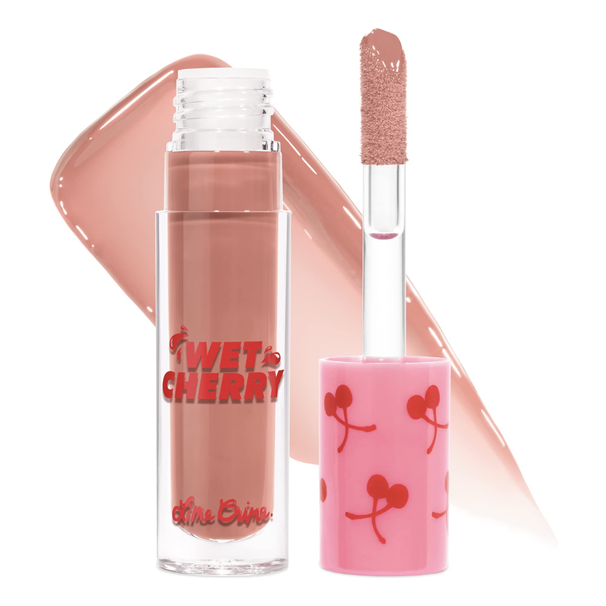 Lime Crime Wet Cherry Lip Gloss, Bitter Cherry, 2.96 ml