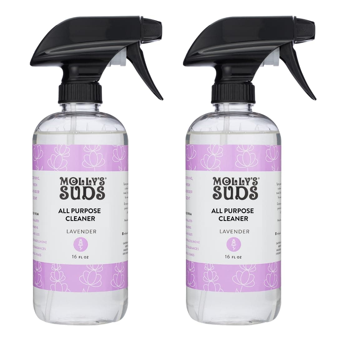 Molly's Suds All Purpose Cleaner | Multi Surface Household Spray (Powerful, Versatile) | Clean, Simple Ingredients | Lavender, 16 oz (2 Pack)