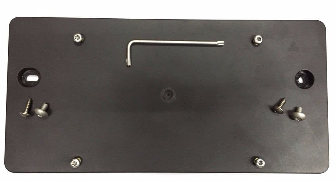 New Rear License Plate Bracket for Audi A4 S4 2013 14 15 2016 + 8 Rust Free Screws & Wrench