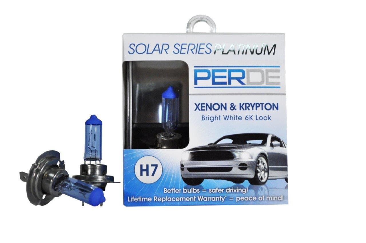 PERDEReplacement for Solar Series Platinum H7 Xenon-Enhanced Halogen Bulbs Left & Right Set