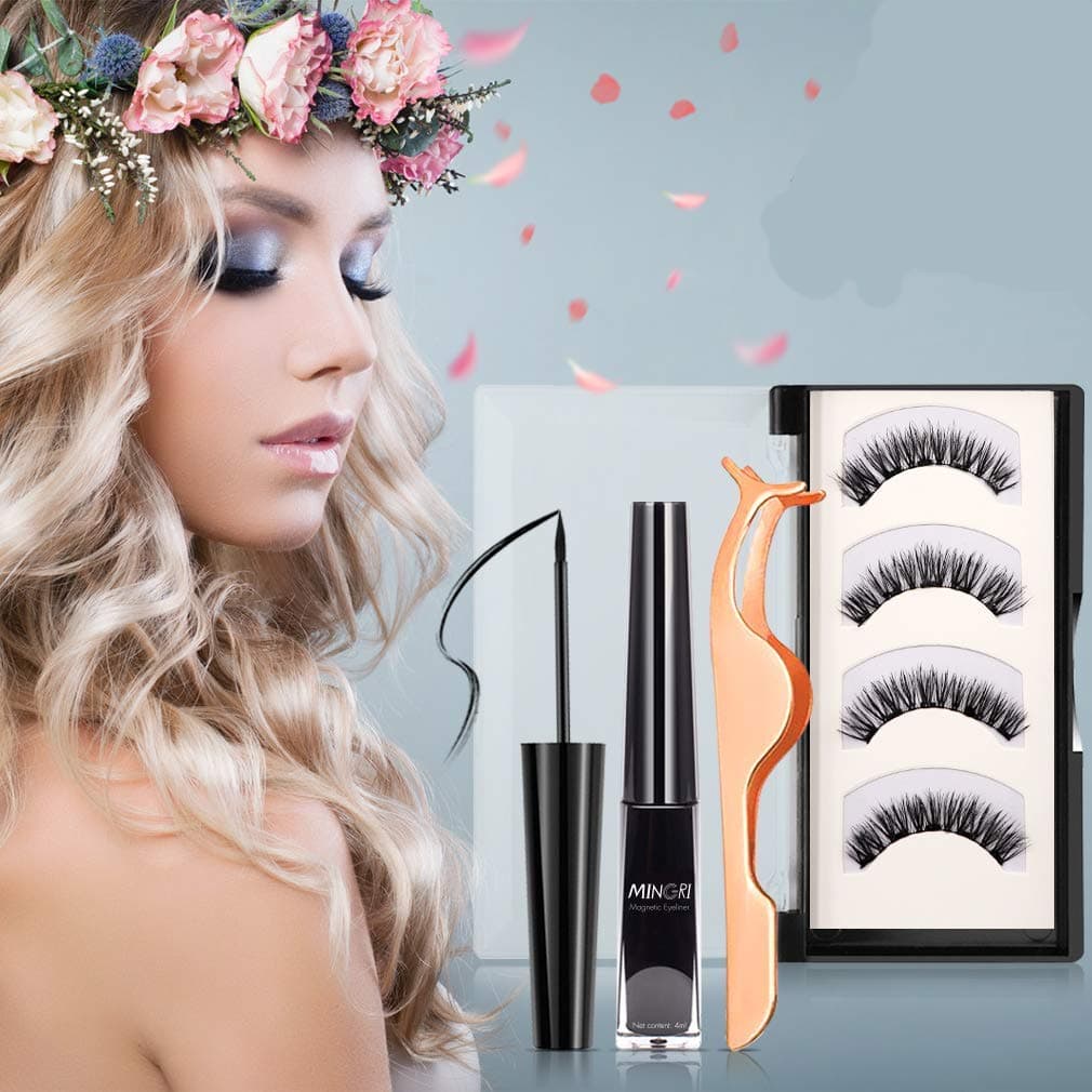 Magnetic Eyeliner Black Eyelashes Kit (KS01)