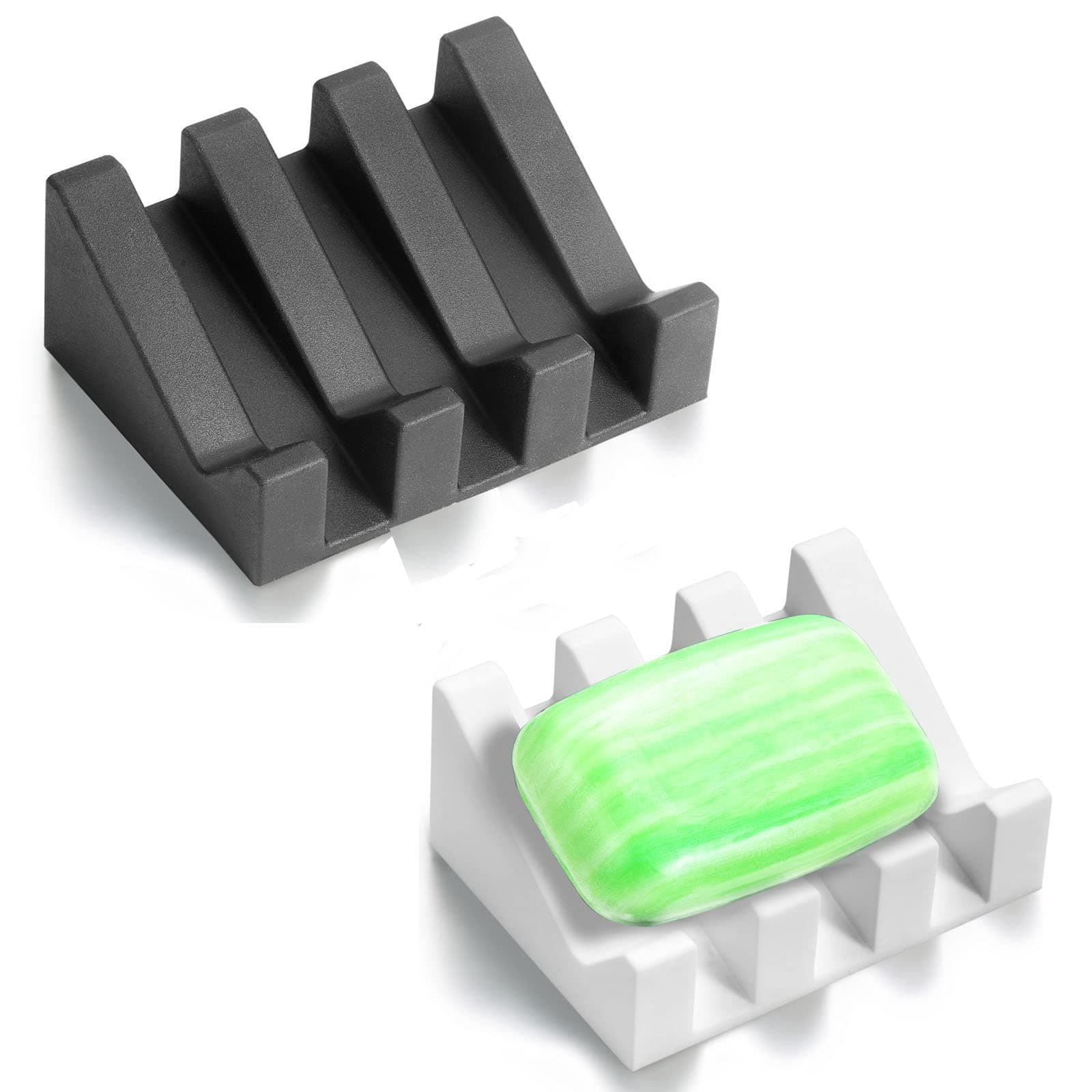 Soap Dish, Bar Soap Holder for Shower for Bathroom, Kitchen, Bathtub, Easy to Clean, Keep Soap Dry, Extend Soap Life