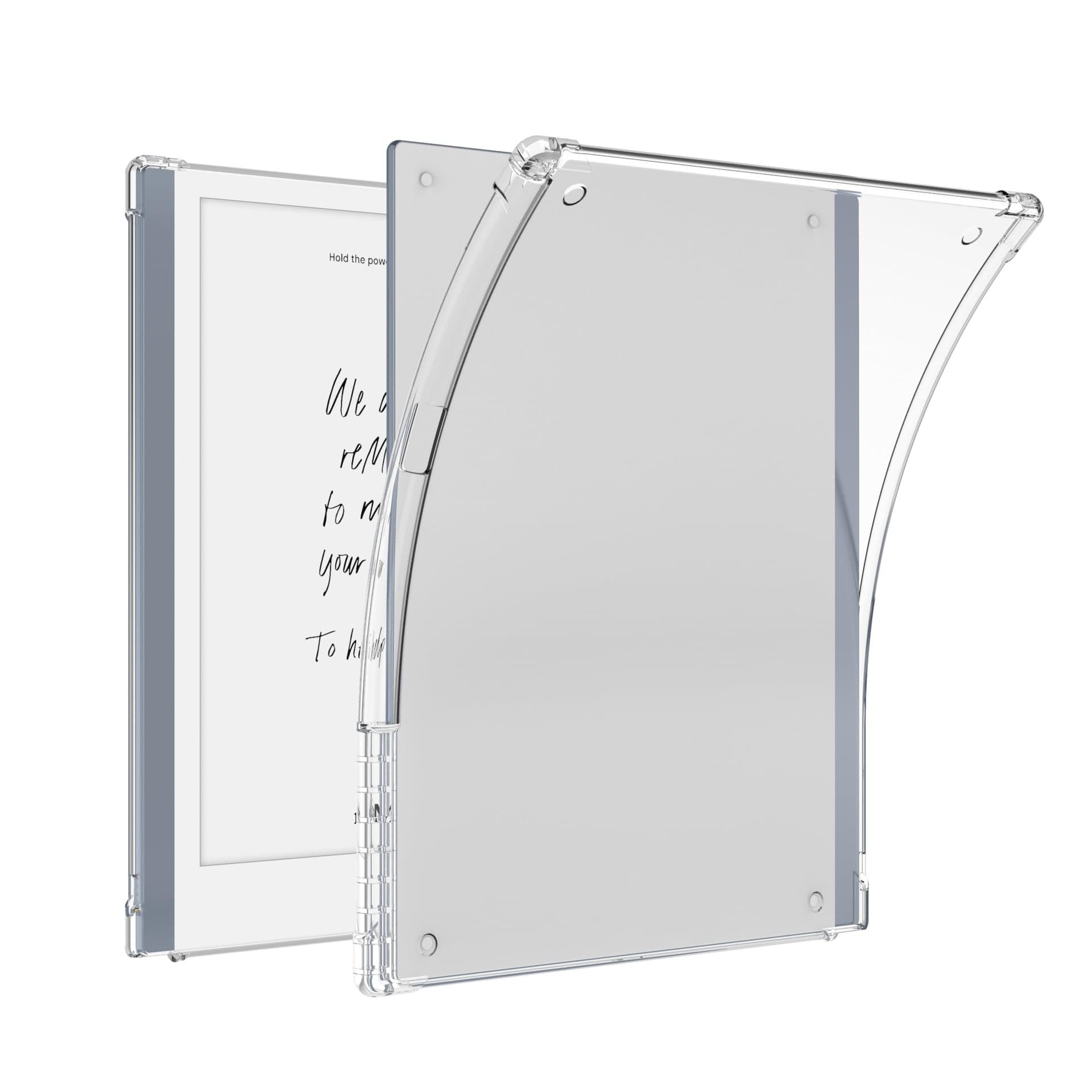 Kejuthrv compatible with Remarkable 2 Case 10.3 inch Clear 2020 Released Paper Tablet Cover, Shockproof Impact Resistant Flexible Cover, Anti-Scratch Transparent Clear TPU Protective Shell