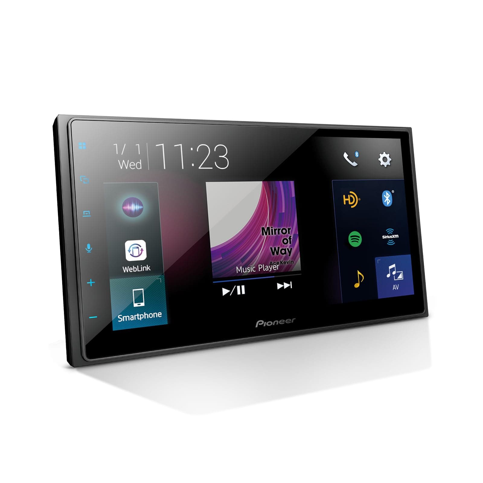 DMH-2660NEX Digital Multimedia Receiver, with Apple CarPlay, Android Auto, Amazon Alexa via the Pioneer Vozsis App, Bluetooth and Backup Camera Compatibility, 6.8” Capacitive Touchscreen