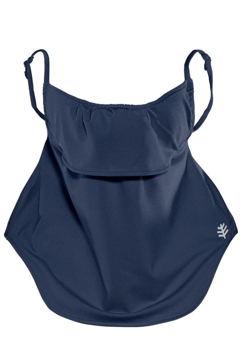 Coolibar UV Face Mask with Neck Coverage - UPF 50+ Sun Protection - Vermilion in Navy