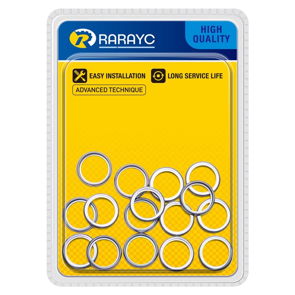 16 Pcs Oil Drain Plug Gaskets Crush Washers Seal Replacement for Subaru 803916010