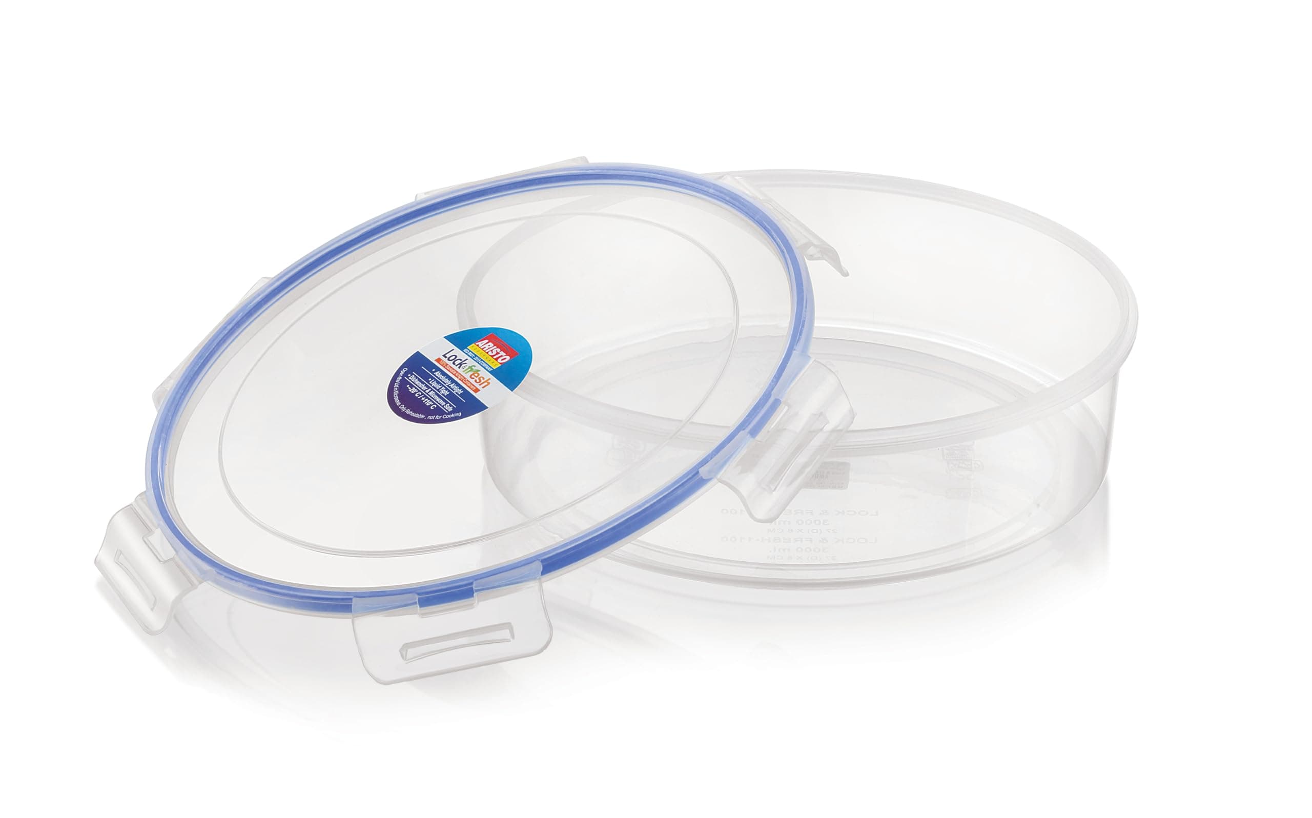 LOCK & FRESH-1100 |Container for Kitchen Storage Set Plastic Storage Container |3000ml, 1-Piece Storing grains, pulses, snacks etc