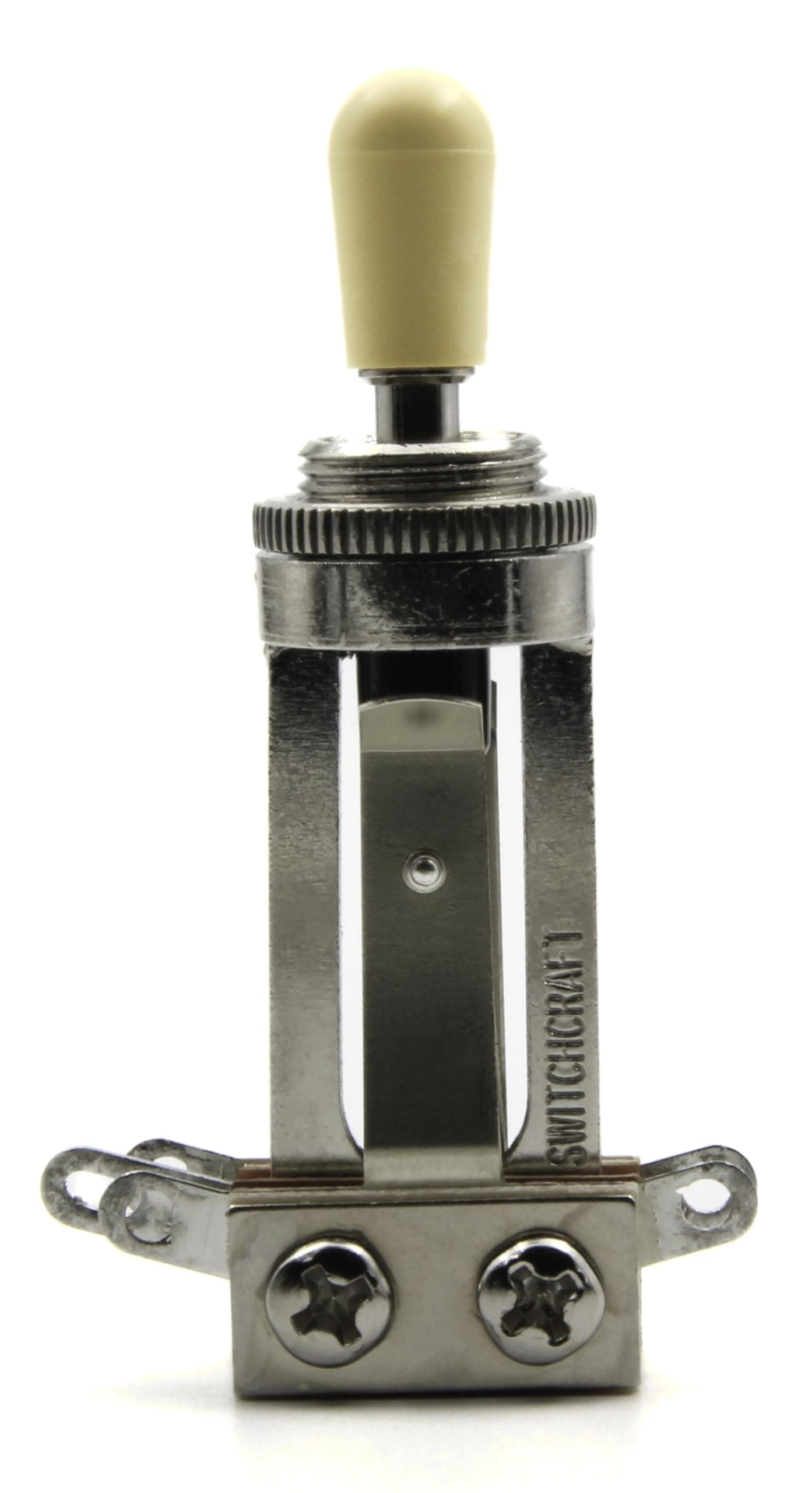 Long Straight 3-way Toggle Switch w/Genuine Switchcraft Cream Tip for Gibson Les Paul