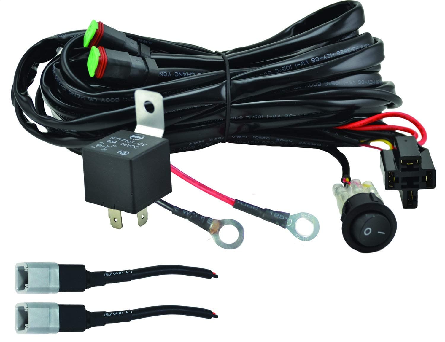 357211011 ValueFit Two Light Wiring Harness, Black