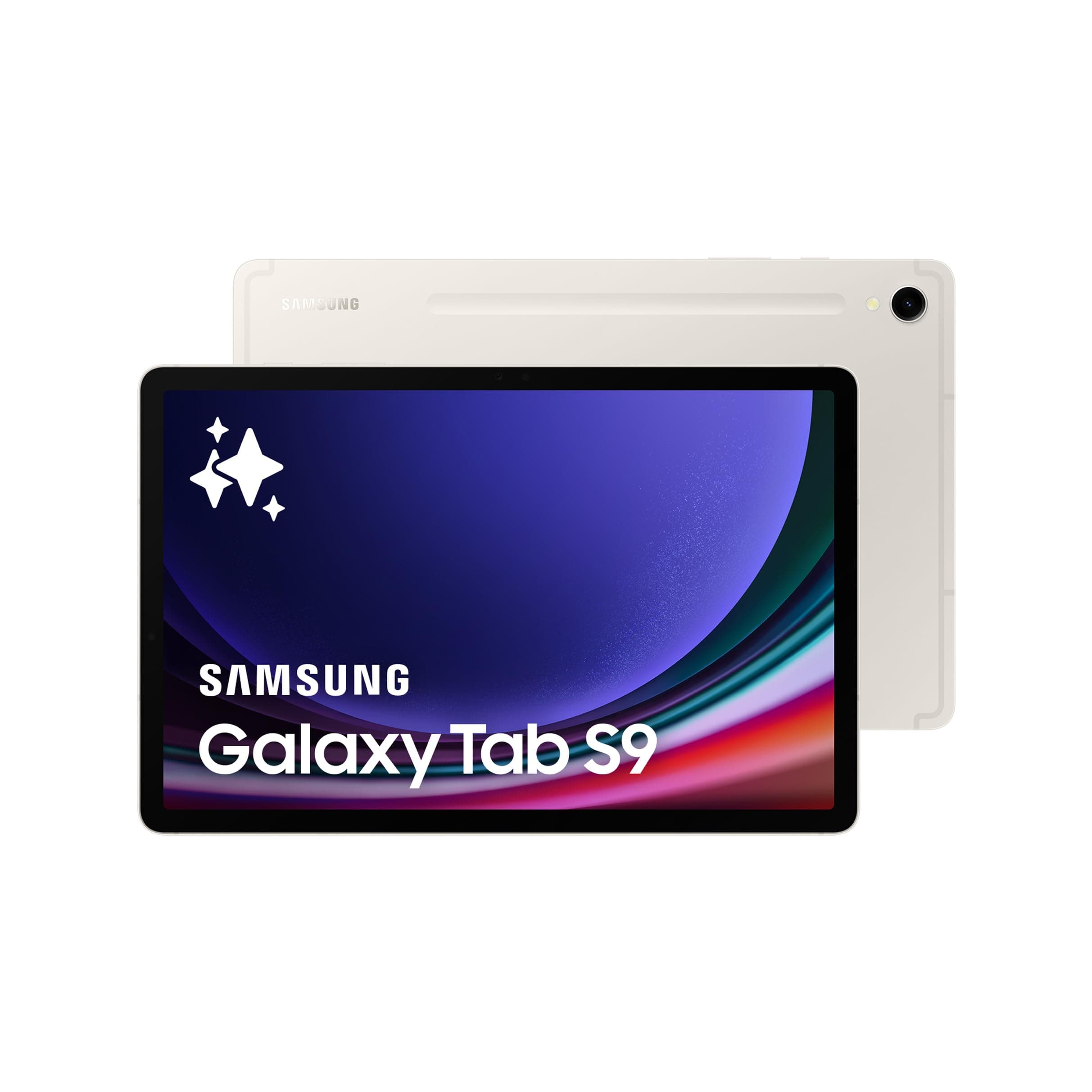 Galaxy Tab S9 WiFi Android Tablet, 256GB Storage, S Pen Included, Unlocked, Beige, 3 Year Samsung Extended Warranty (UK Version)