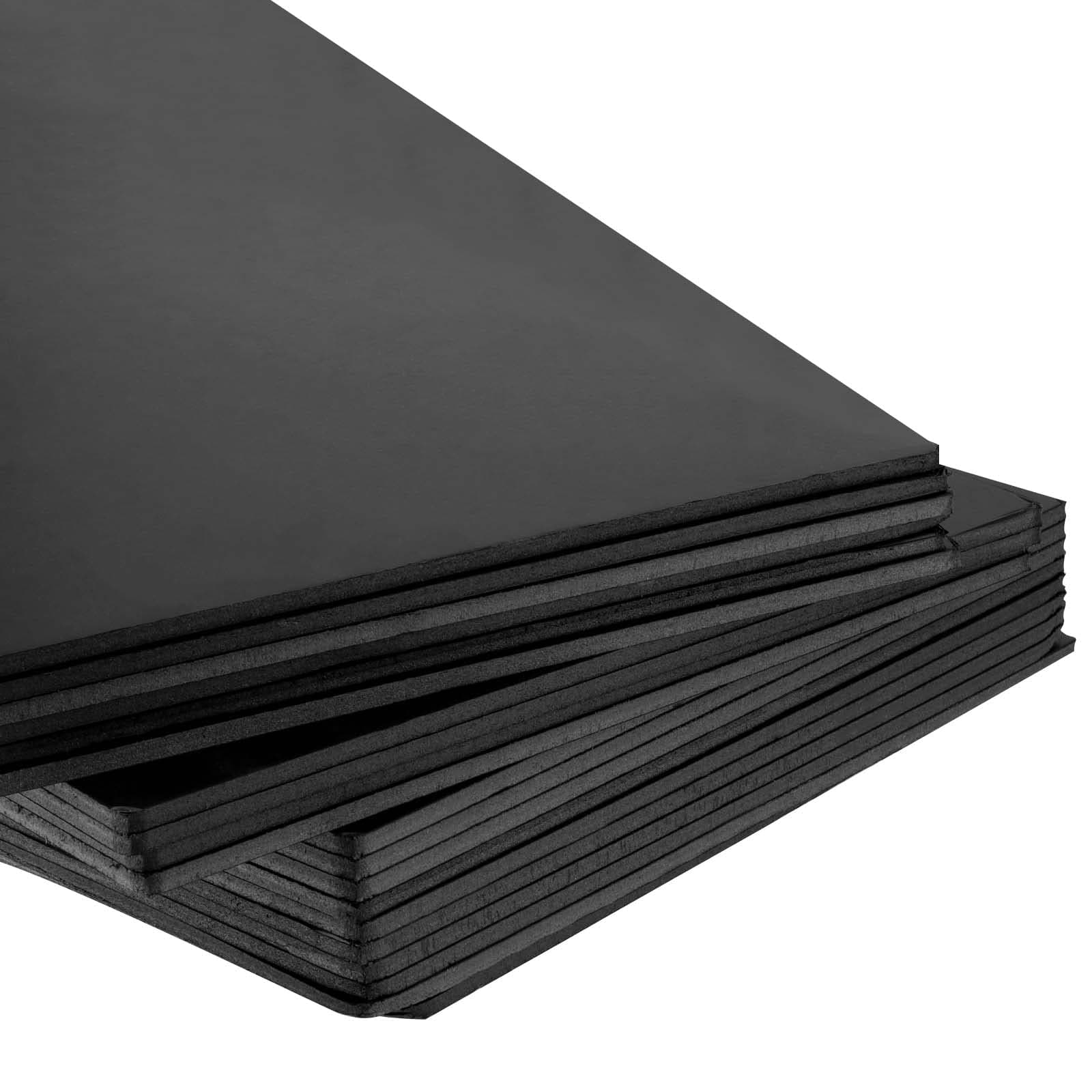 20 Pack A3 Black Foam Board, 5mm Foamboard Large Thick Polystyrene Foam Core Backing Board, Black Mat Board Center Poster Board for Photo Mount, Art Crafts, Wedding Project 420 x 297mm