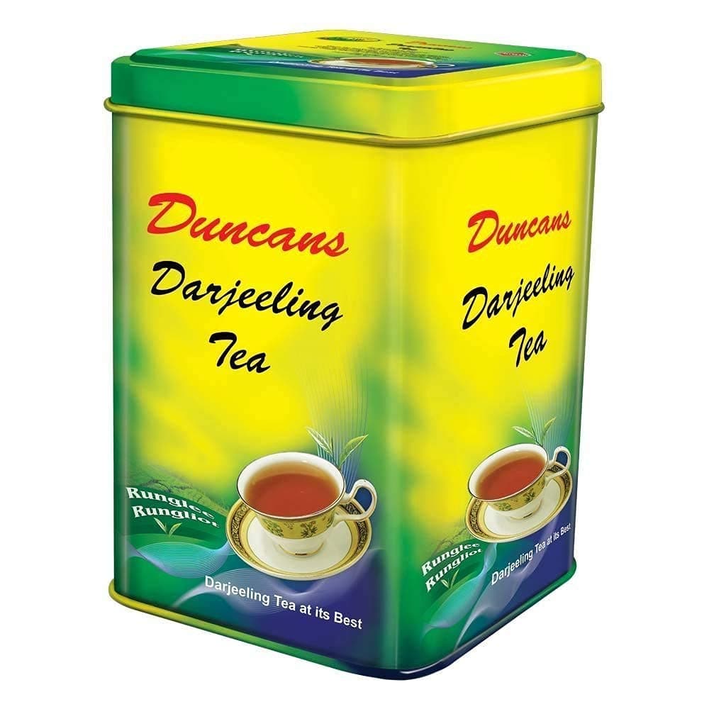 Duncans Finest Hand-Picked Darjeeling Orthodox Long Leaf, 100% Pure Black Tea, 250g Tin Caddy