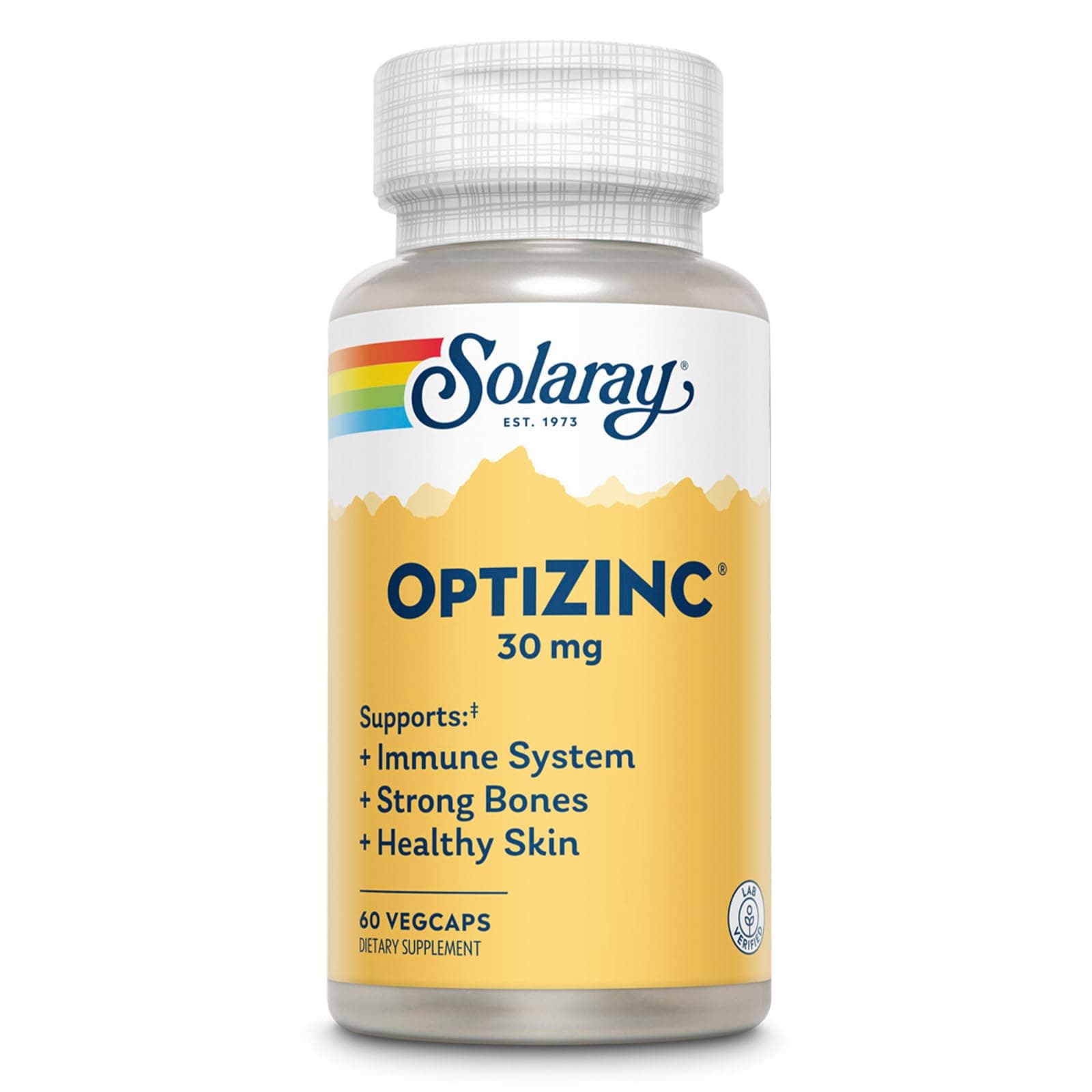 SOLARAY Optizinc (30 Mg)- 60 Capsules