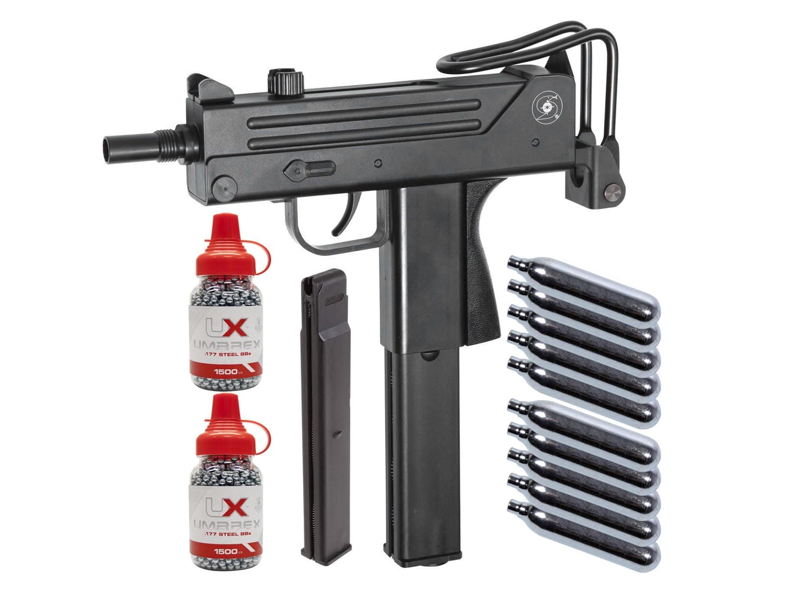 ASG Cobray Ingram M11 CO2 BB Submachine Gun Kit air Pistol