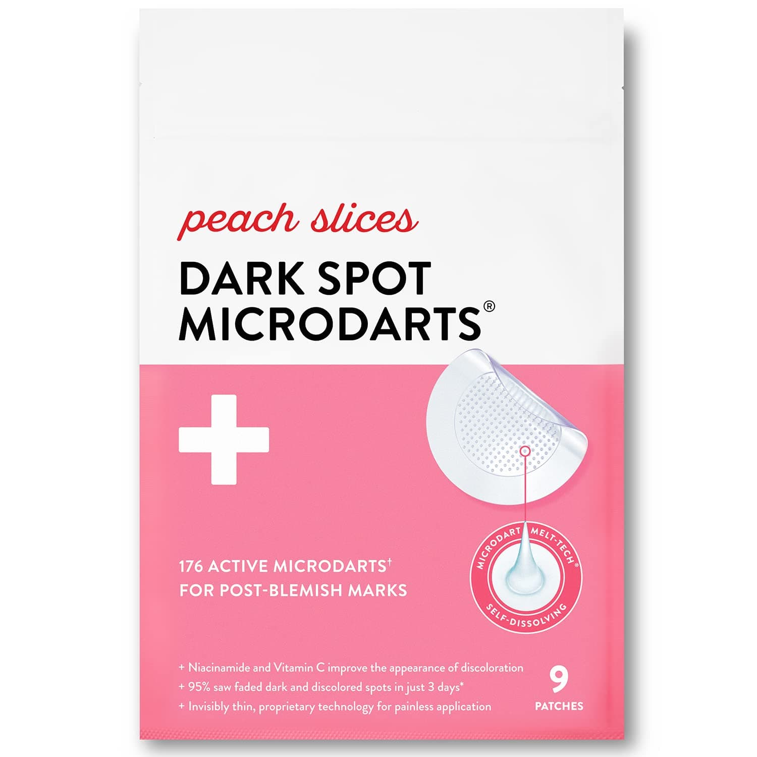 Dark Spot Microdarts (9 ct) - Reduces Discoloration & Redness - Post-Pimple Patches - Niacinamide, Vitamin C, Hyaluronic Acid & Cica - Vegan & Cruelty Free - Korean Skin Care & Beauty