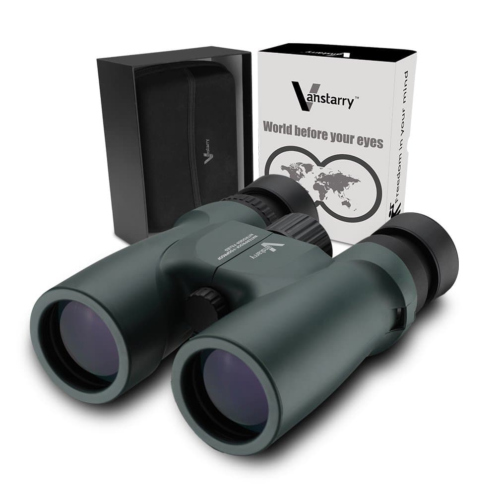 Optics 10X42 High Powered Binoculars for Bird Watching. Bright and Clear Views for Hours of Bird Watching, Hiking and Exploring. Waterproof. Fog Proof