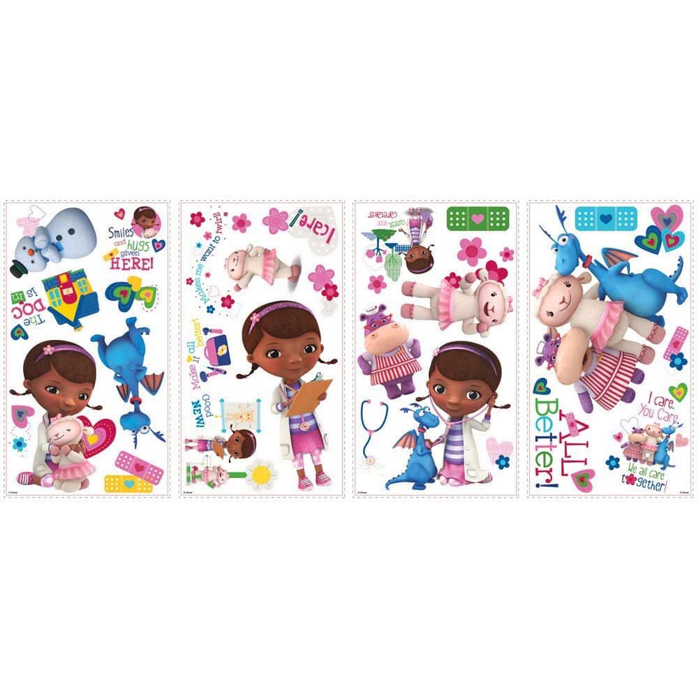Disney Doc Mcstuffins Peel and Stick Wall Decals by RoomMates, RMK2280SCS