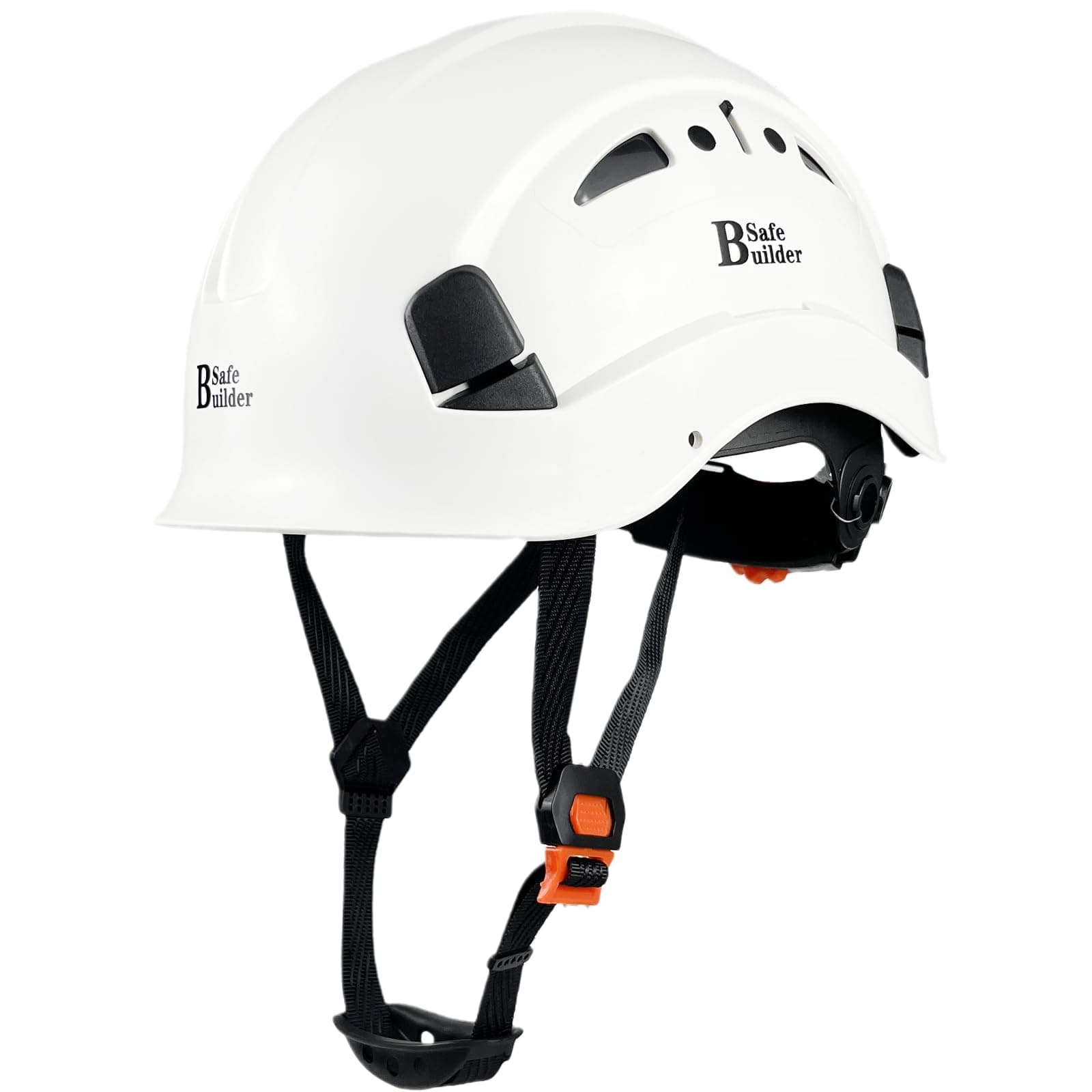 SAFEBUILDER Industrial Safety Helmet with Visor ABS Hard Hat with Visor Adjustable Ventilation Hardhats Construction Head Protection ANSI Z89.1