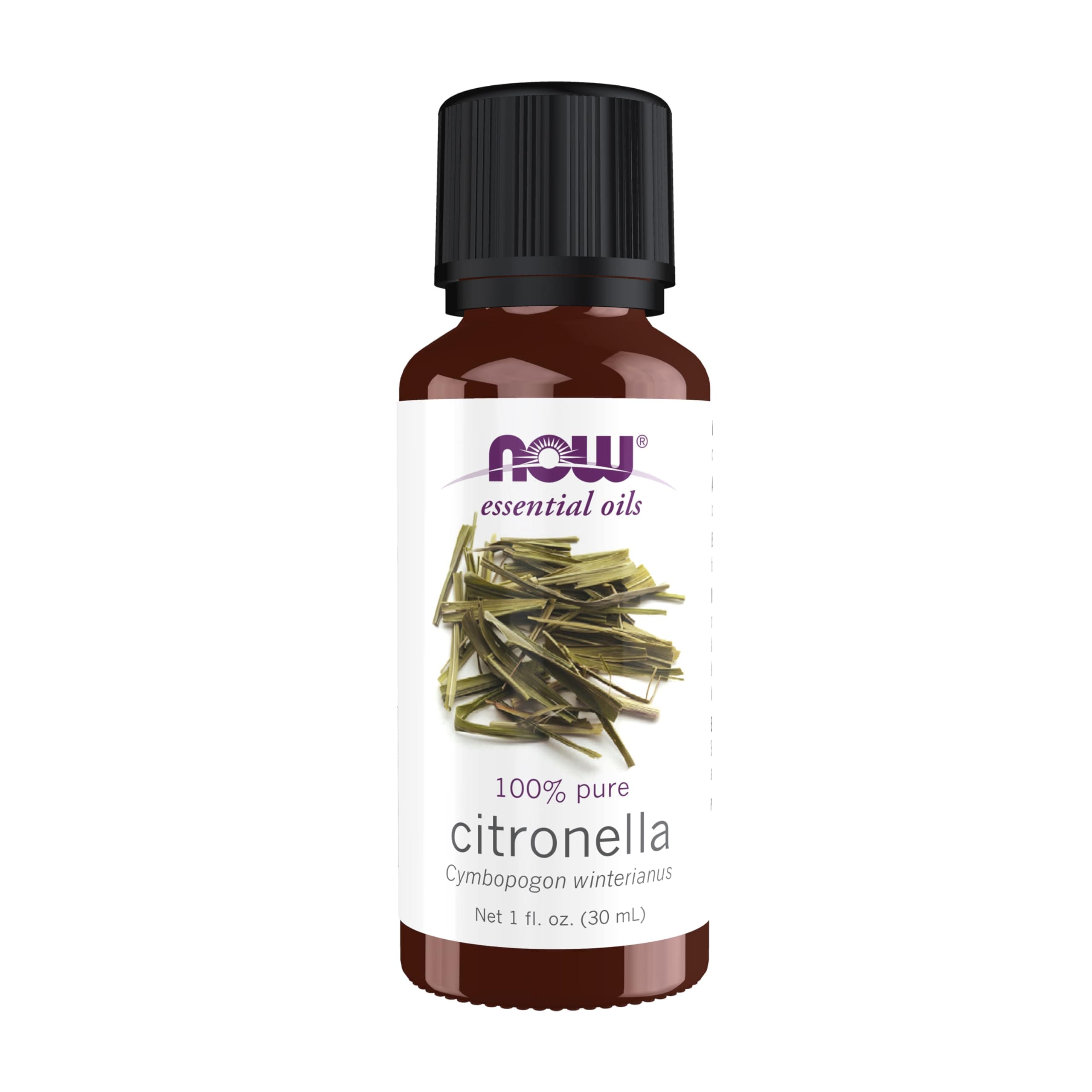 NOW Solutions Essential Oils Citronella Oil, 1 Fl. Oz.