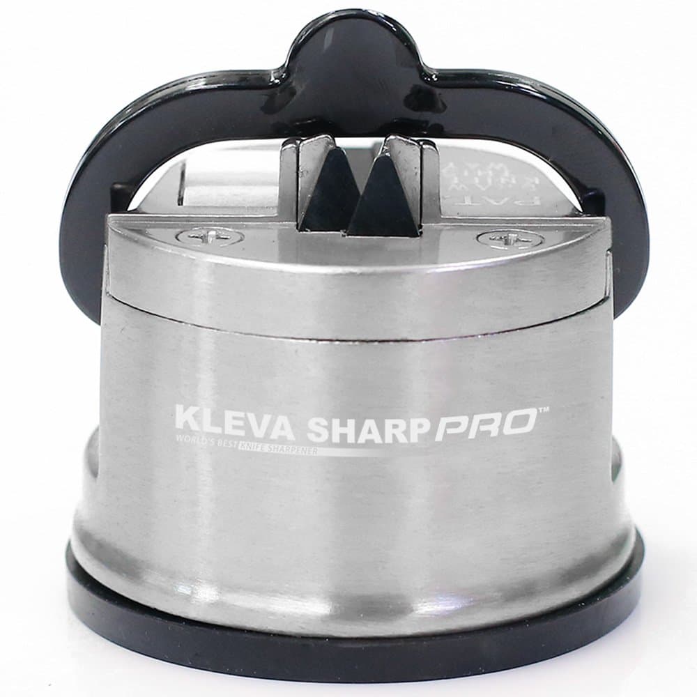 KLEVA SHARP PRO USA Patented Professional Metal Knife Sharpener - Ensure a Razor Sharp Edge for your Knives