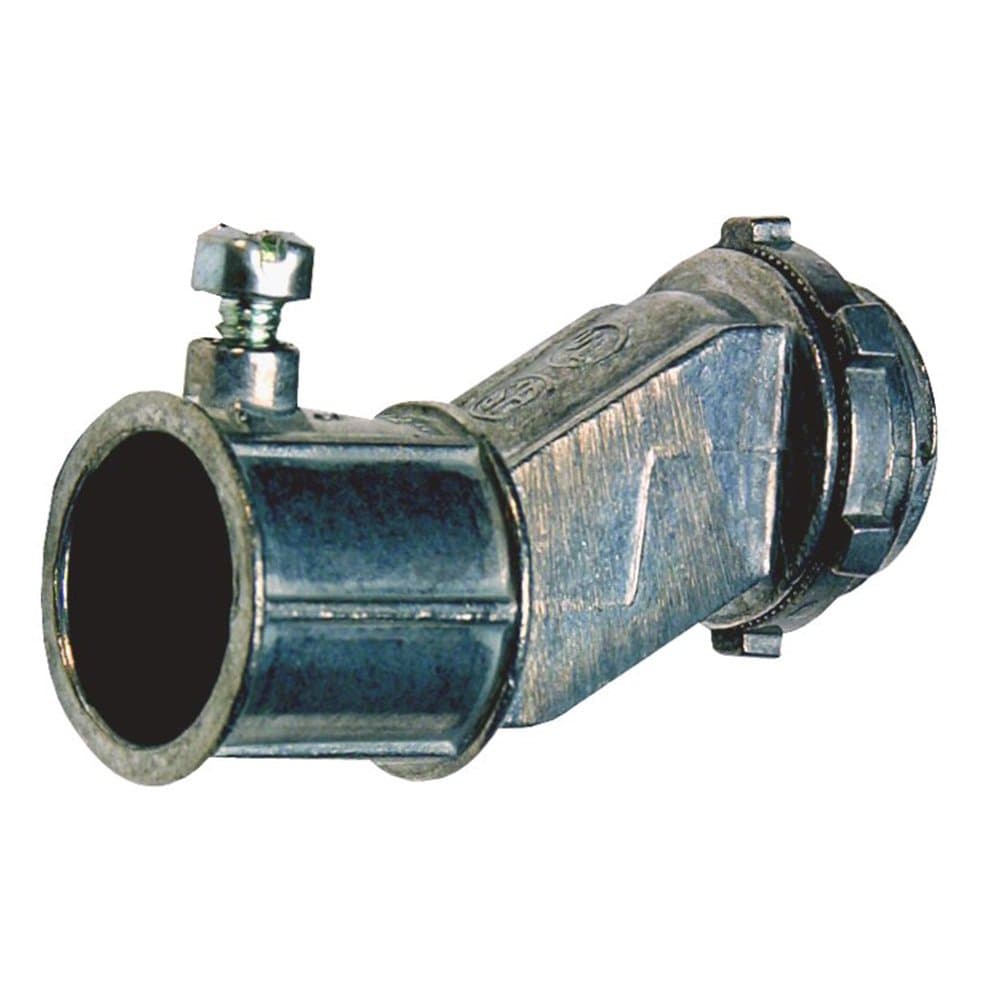 Sigma Electric, Gray Sigma Engineered Solutions ProConnex 49006 EMT to Box Offset Connector 1/2-Inch, 1-Pack, Size