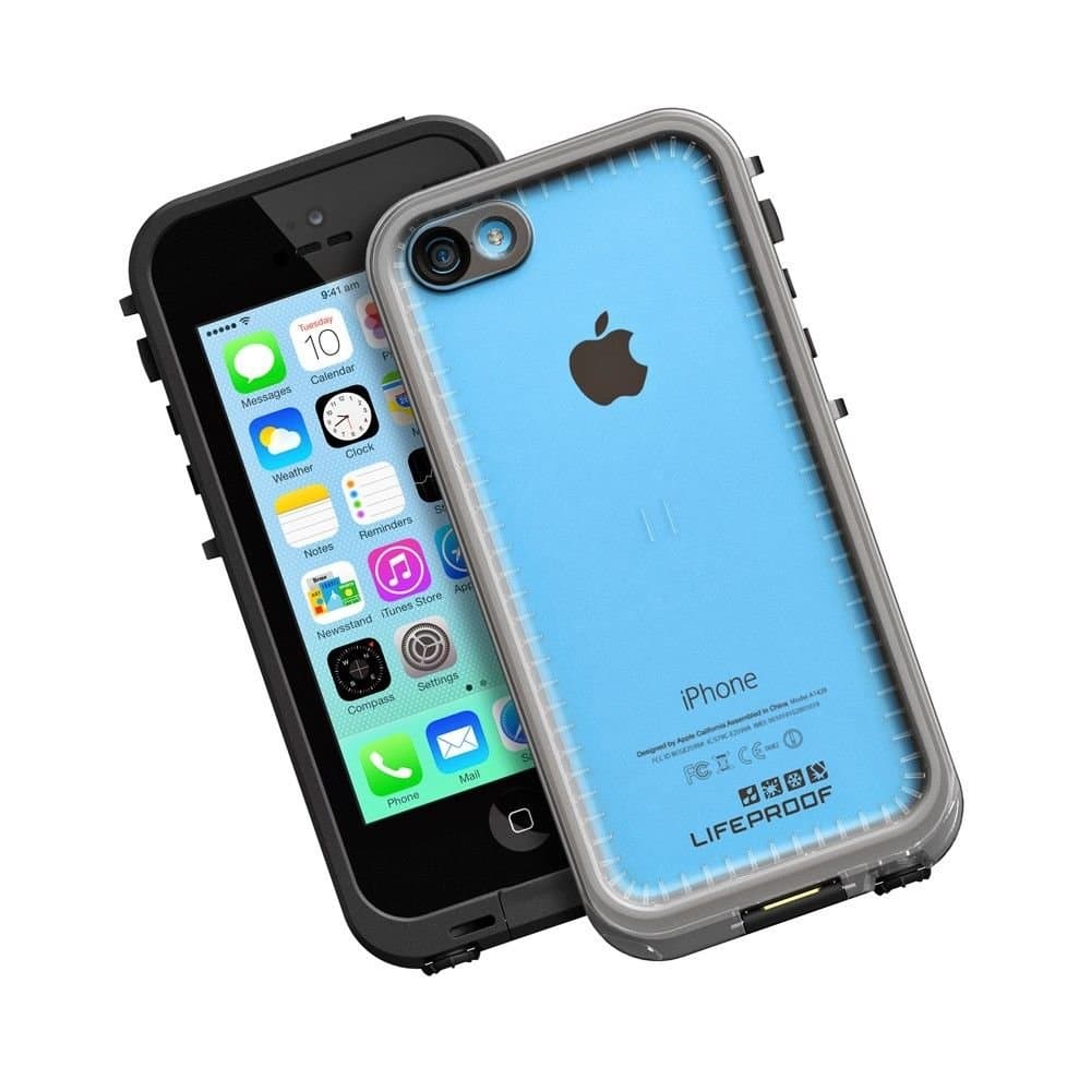 FRĒ iPhone 5c Waterproof Case - Retail Packaging - BLACK/CLEAR
