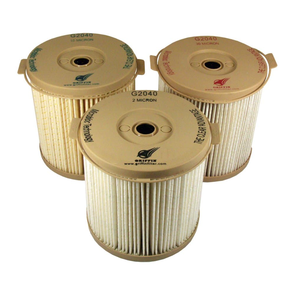 Griffin GTB34-10 Turbine Series 10 Micron Replacement Elements - Case of 12 Elements