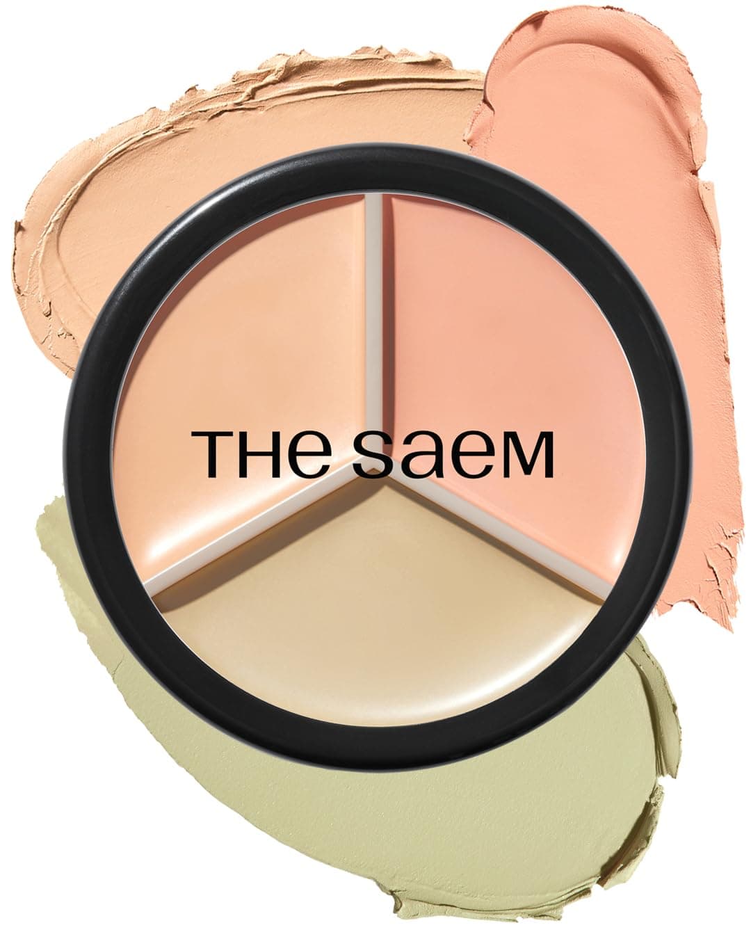 SAEM 03 Correct Up 3-Tone Concealer for Light and Light Skin, 3 Colours, Covers Blemishes, Spots, Dark Circles and Redness