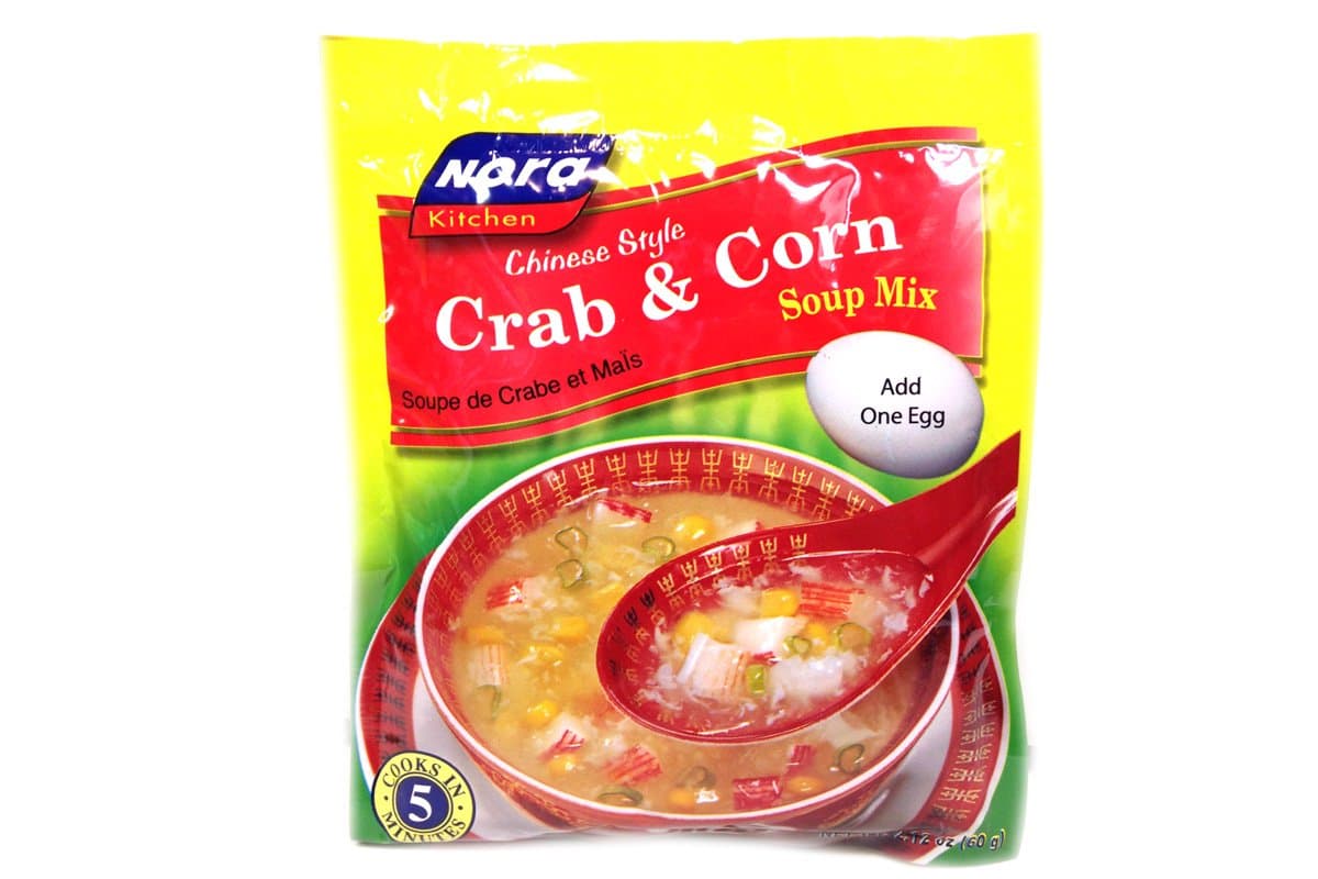 Nora Kitchen- Chinese Style Crab & Corn Soup Mix, 2.12oz (60g), pack of 1